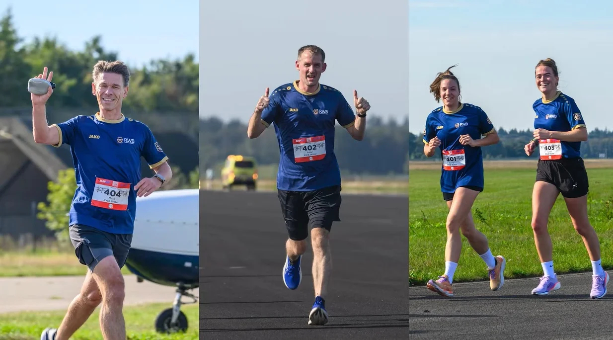 RWB Water sponsor en deelnemer KiKa Runway Run